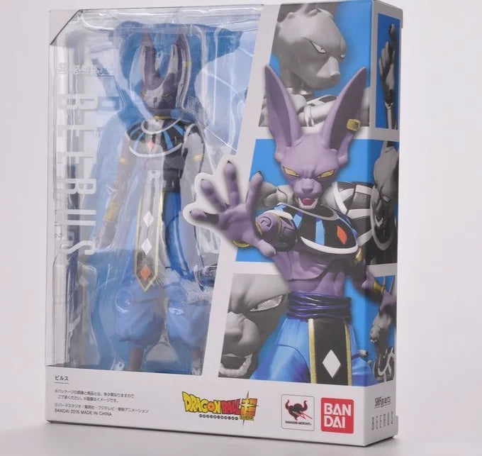 100% Original Bandai SH Figuarts SHF Beerus Dragon Ball Super Anime Action Collection Figures Model Toys Figura in Stock