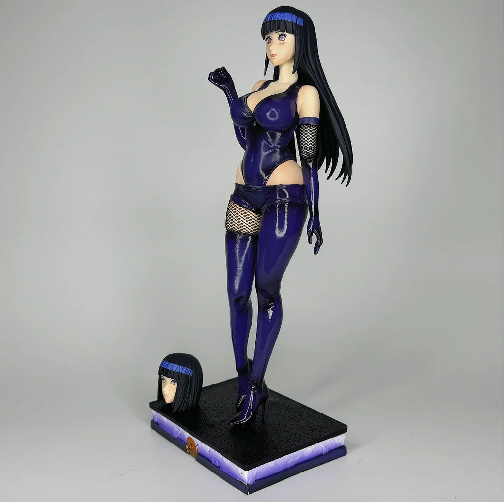 Naruto Anime Pretty Girl Jiaoying Hinata - Double Headed Surrounding Statues Handmade GK Model Ornament Wholesale