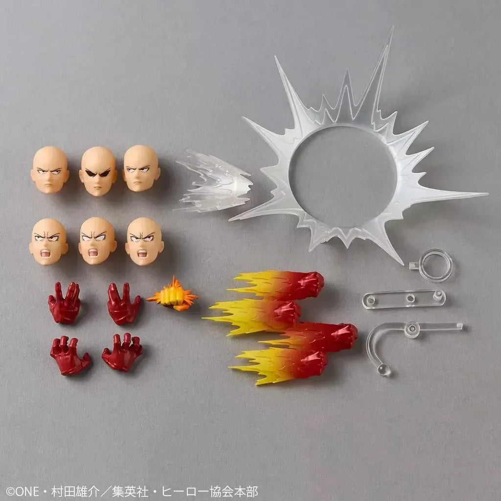 KAIYODO Amazing Yamaguchi Revoltech ONE PUNCH-MAN Saitama Action Figure PVC Statue Anime Toy Ko Model Collection Decor Gift