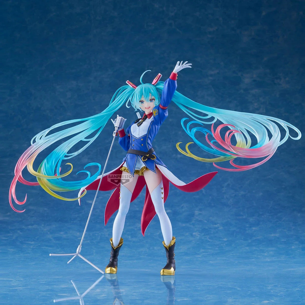Original Genuine Bandai Prepainted Banpresto Evolve Gundam X Miku Anniversary Special Project Piapro Characters Hatsune Miku