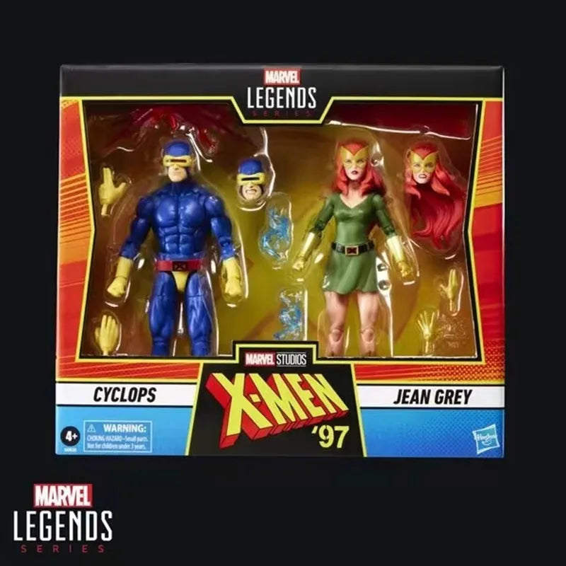 Marvel Legends X-Men'97 Serie Garage Kit Cyclops und Jean Grey Modell Actionfiguren Limitierte Auflage Sammlerstücke Kinderspielzeug