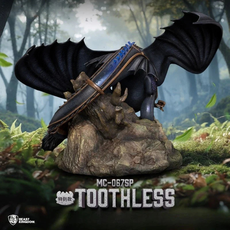 Pre-sale Beast Kingdom Master Dragon Night Fury Toothless Peripheral Statues Collectible Ornaments Figures Trendy Gifts