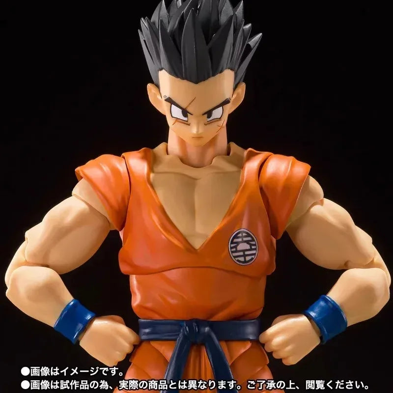 【In-stock】Bandai SHF Earth Warrior in Dragon Ball Z Yamucha Leping Anime Character Action Figure Collection Toy