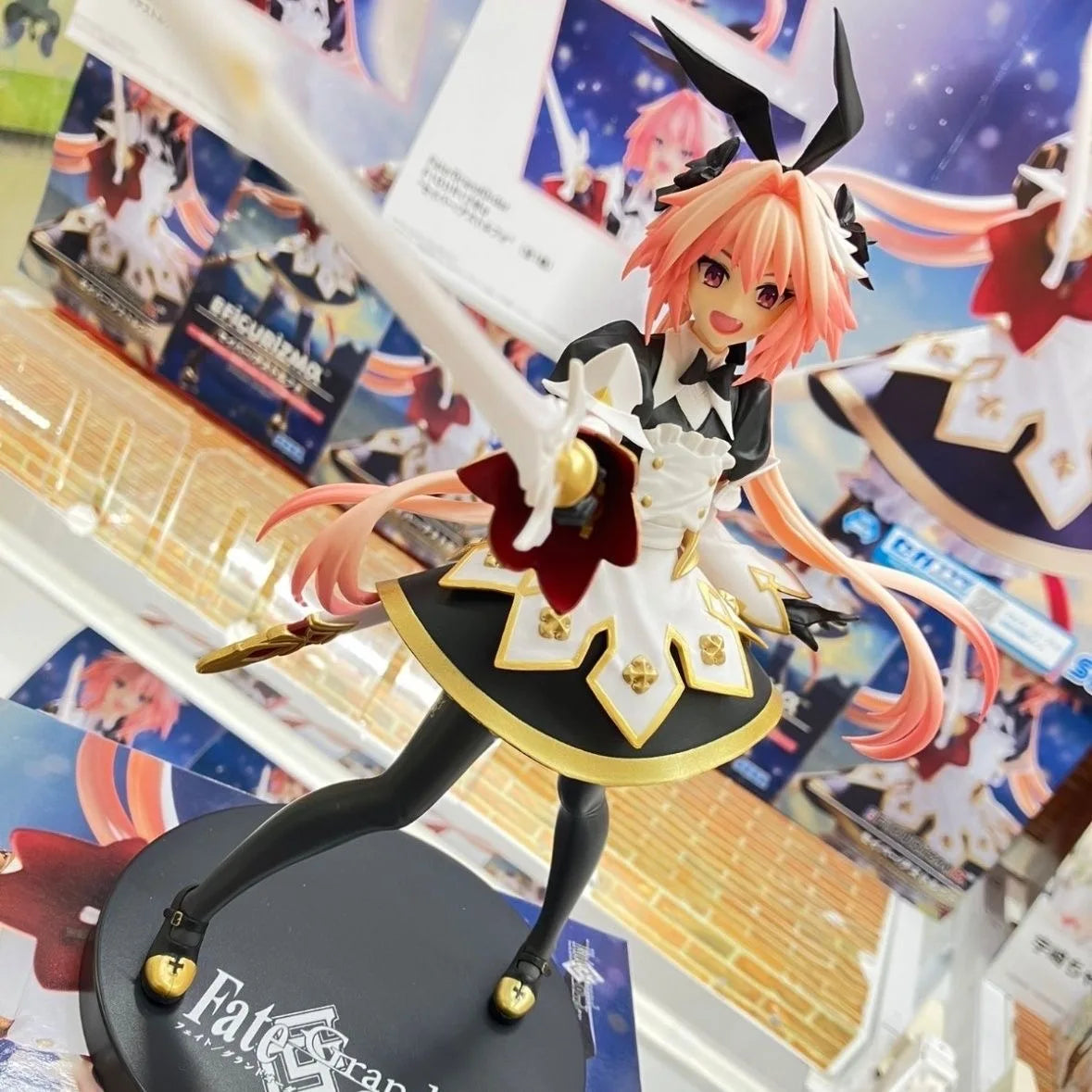 Original SEGA Servant Rider Astolfo Fate Grand Order FIGURIZMα Action Figure Toys PVC Model Collection Status Gifts Toys