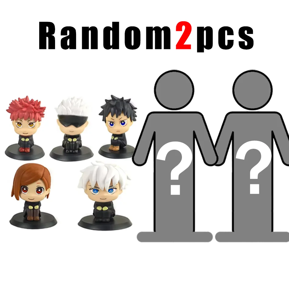 Jujutsu Kaisen Anime Figures Geto Suguru Gojo Satoru Doll Fushiguro Toji Okkotsu Yuta Inumaki Toge Q Version Toy Collection Gift