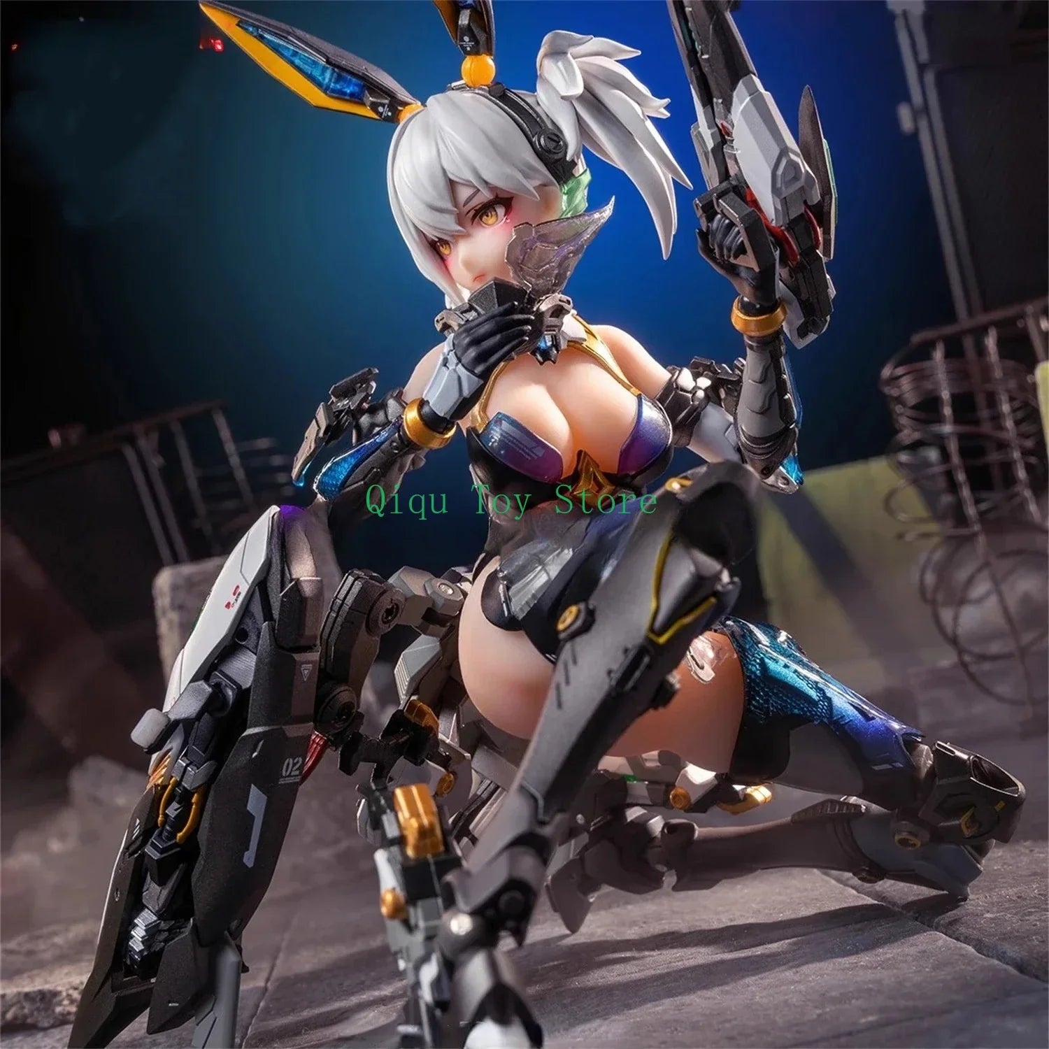 In Stock Big Man Master 1/9 Nuclear Gold Reconstruction Thunder Task Force Vodka Mirror Movable Glue Machine Girl