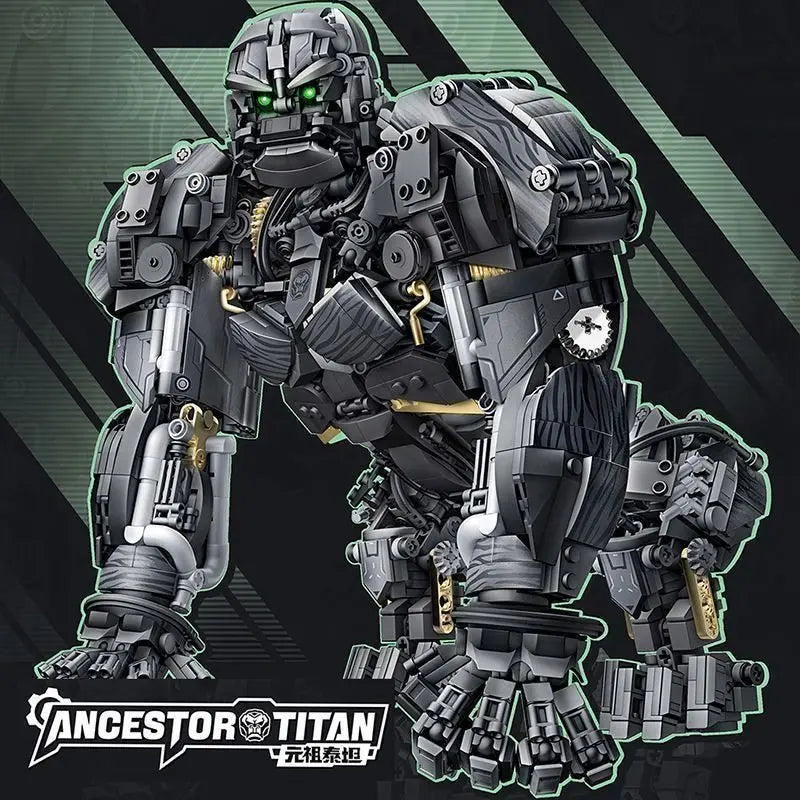 Building Blocks Original Titan Ape Voltron High-Difficulty Adult Assembly Model Toy Collectible Gift for Boys and Girls