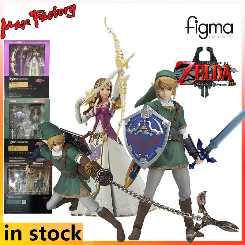 Max Factory Figma Actionfigur Bewegliche Proportionalpuppe The Legend of Zelda: Twilight Princess Spielzeug Modell Weihnachtsgeschenk für Jungen