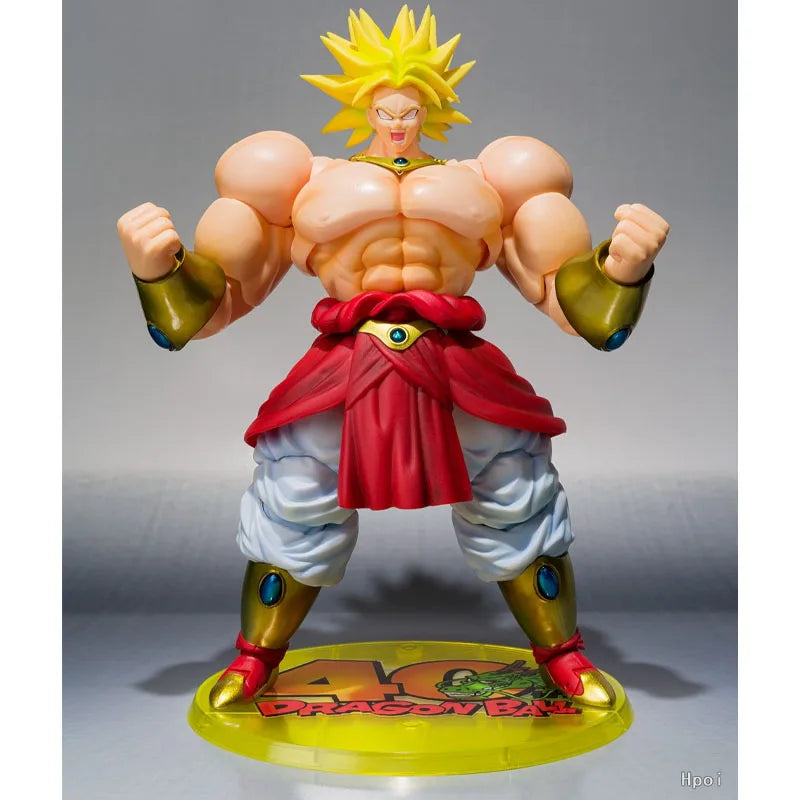 In Stock Genuine Bandai Dragon Ball Z Model Kit SHF Broly 40th Anniversary Reissue Edition Anime Action Figure Collection Model