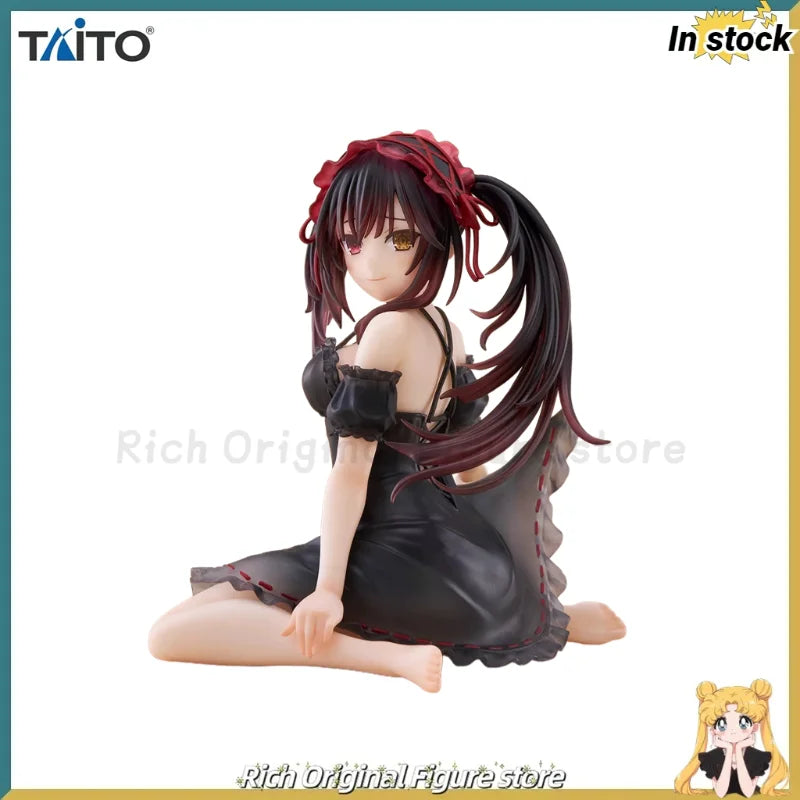 【In Stock 】Original TAiTO DATE ALIVE IV Season 5 Desktop Cute Kurumi Tokisaki ~Pajama Style~ Anime Figure Collection Model Toys