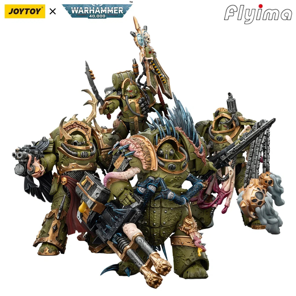 [Pre-order]JOYTOY Warhammer 40K 1/18 Action Figure Abaddon the Despoiler&Death Guard 3PCS&Heavy Relic Primus Armor 3PCS Model
