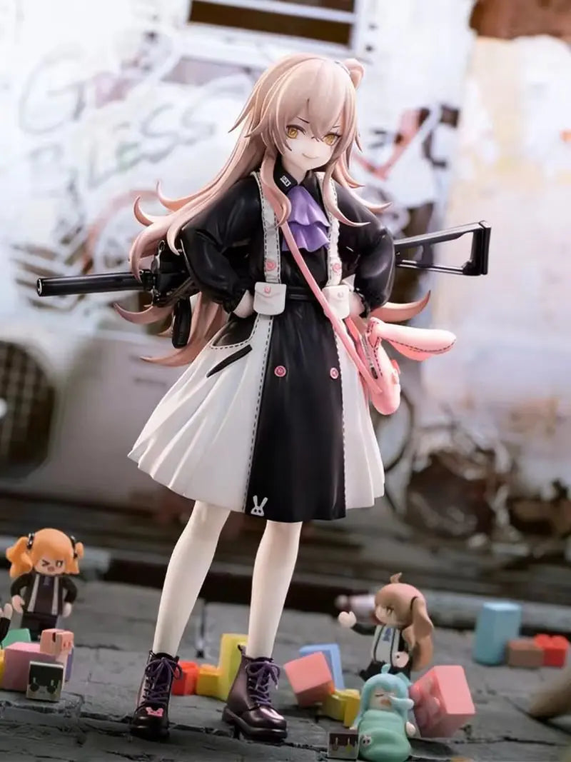 Girls' Frontline Ump45 Frontline Agent Lop-Eared Rabbit Anime Figure Model Ornament Beautiful Girl Statue Gk Collectible Decor