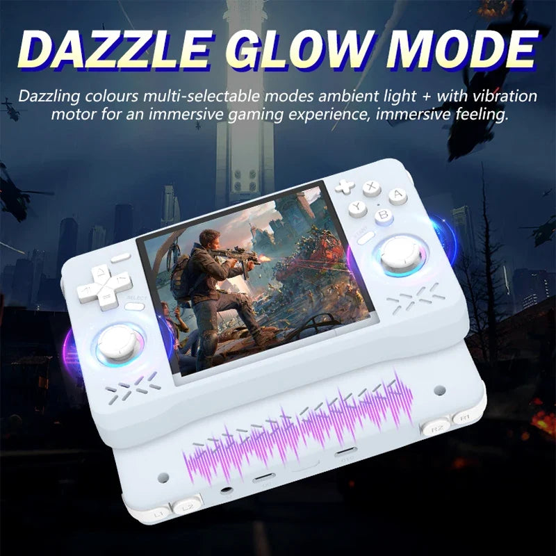 Newest XF40H Retro Handheld Game Console Linux 4.0'' IPS Screen Supports  WiFi Glowing Rocker Portable Pocket Video Games Player