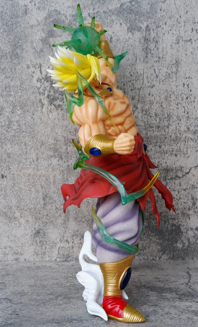41cm Anime Dragon Ball Z Super Saiyan Broli PVC Action Figure Broly Battle Statue Collectible Ornament Model Kids Toys Doll Gift