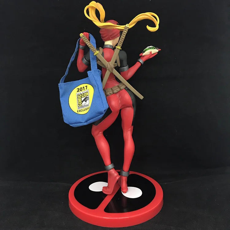Lady Deadpool 24cm Action Figure X Men Anime Cartoon Bishoujo Statue Model Toy Doll Room Decor Collection Birthday Xmas Gift Kid