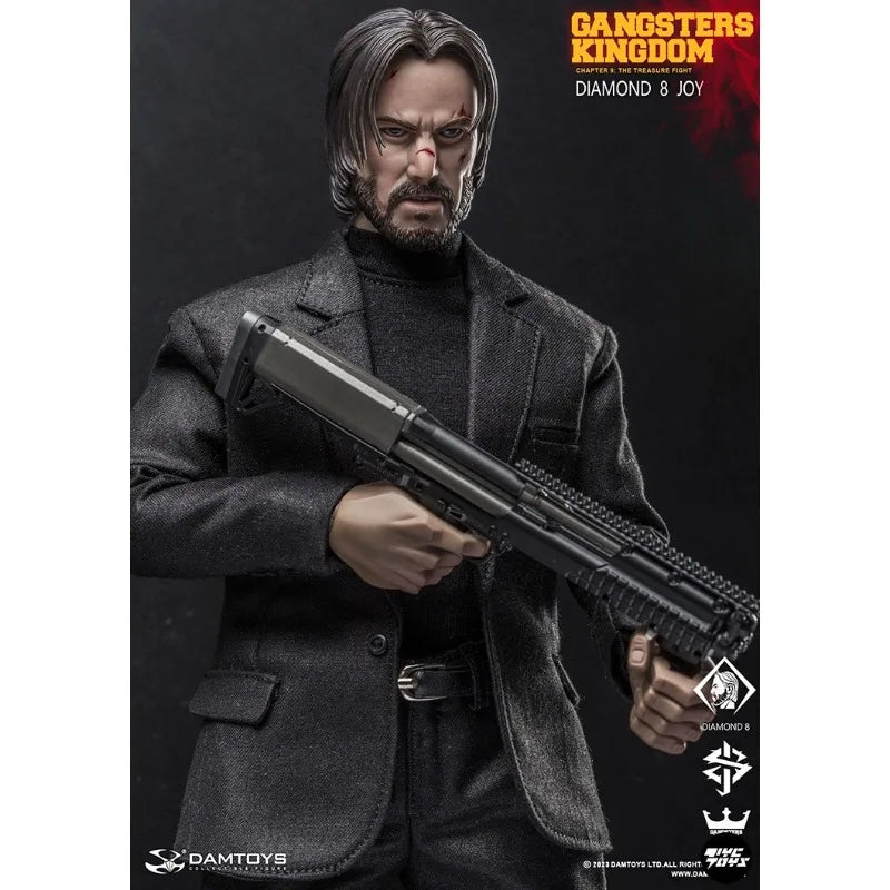 Spot DAMTOYS Original Gangster Kingdom Block 8 Joey Finished Product Movable Doll Movable Soldier Model Ornament Gift Collection