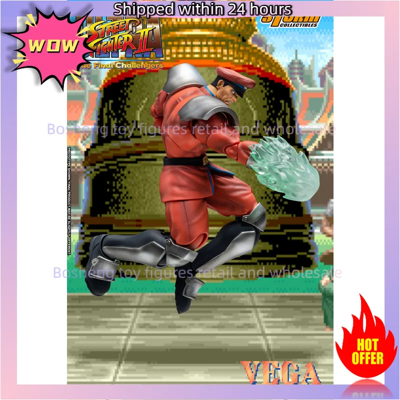 In Stock 100% in Stock Original Storm Toys M. Bison Ultra Street Fighter II The Final Challengers Anime Figures Model Toys Gift