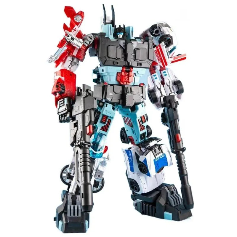 Demon Knight DK Defensor DK01-05 5in1 G1 Transformation Masterpiece Transformation Action Figure Toy Model Deformation Car Robot