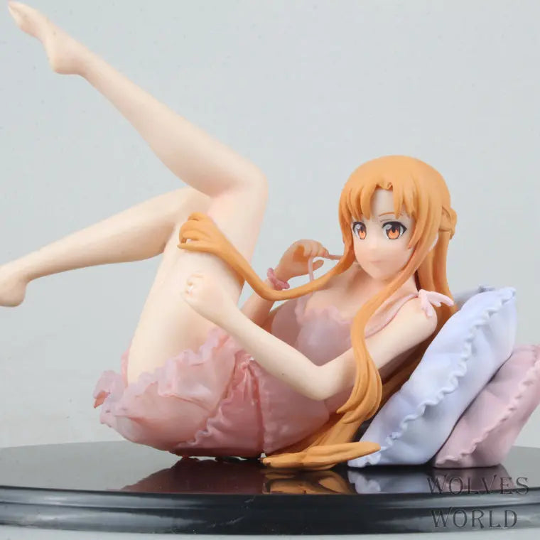 23cm Sword Art Online Yuuki Asuna Water Spirit Anime Figure - Model Statue, Fans Collection, Desktop Decoration Ornament Toy