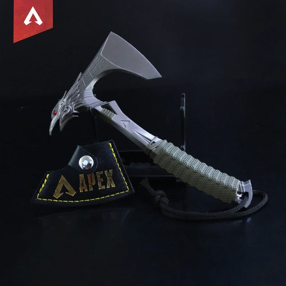 Apex Legends Heirloom Bloodhound 15cm Raven Bite Metal Safety Weapon Model Game Axe Blunt Katana Perimeter Collections Toy Gifts