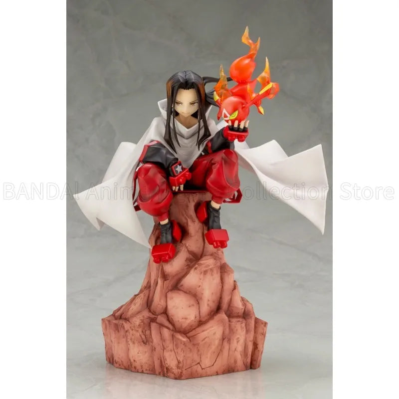 Original Kotobukiya ARTFX J SHAMAN KING Hao Asakura Anime Humanoid Toys Decoration Gift