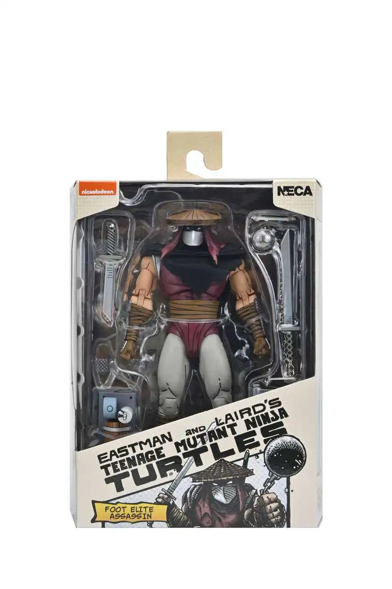 NECA 54442 Teenage Mutant Ninja Turtles Action Figures Foot Assassin ( Classic Colors ) 18 cm Collection Original Gift Doll Toys