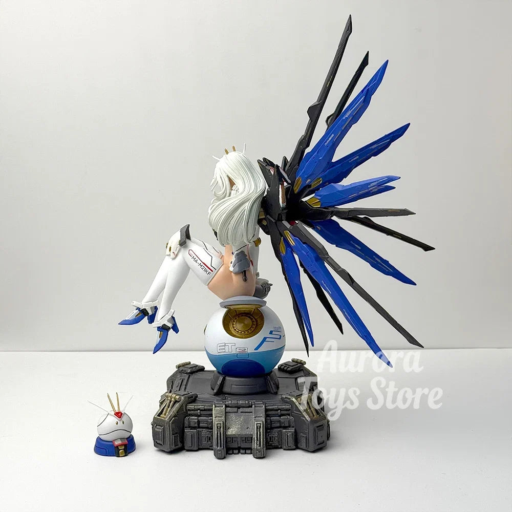 36cm/14.17in Anime Figure Mobile Suit Girl Action Figures Pvc Statue Collection Model Toys Gifts