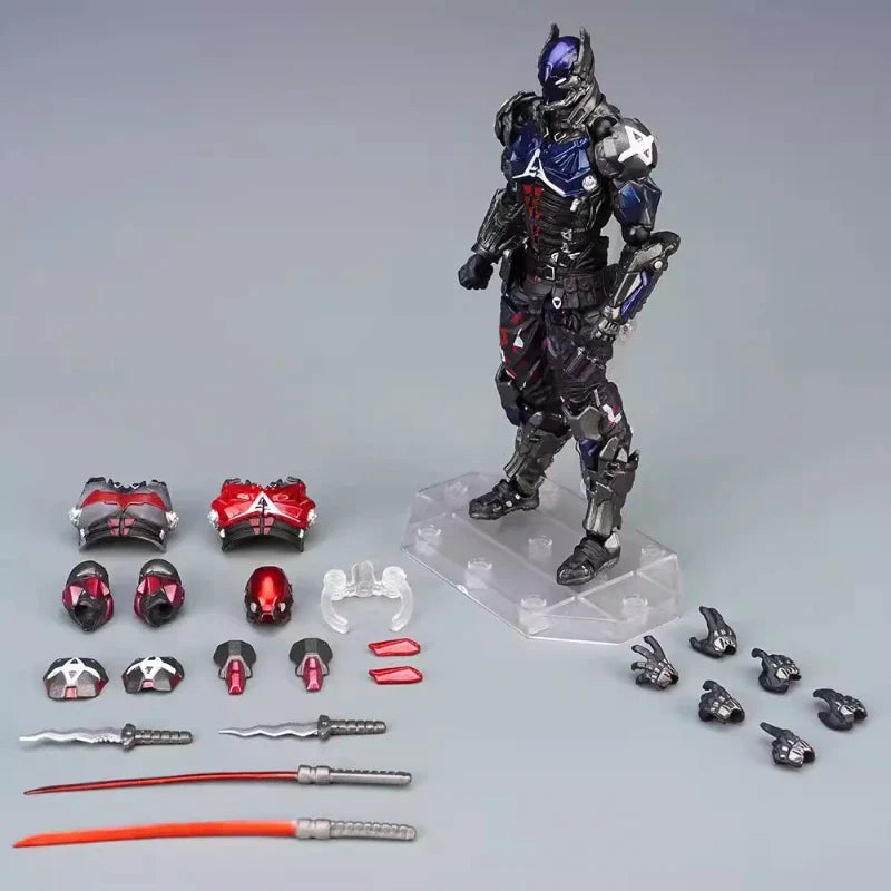 Yamaguchi Style Gelenk-Batman Arkham Knight Red Hood Actionfigur Sammlermodell mit austauschbarem Zubehör für Erwachsene