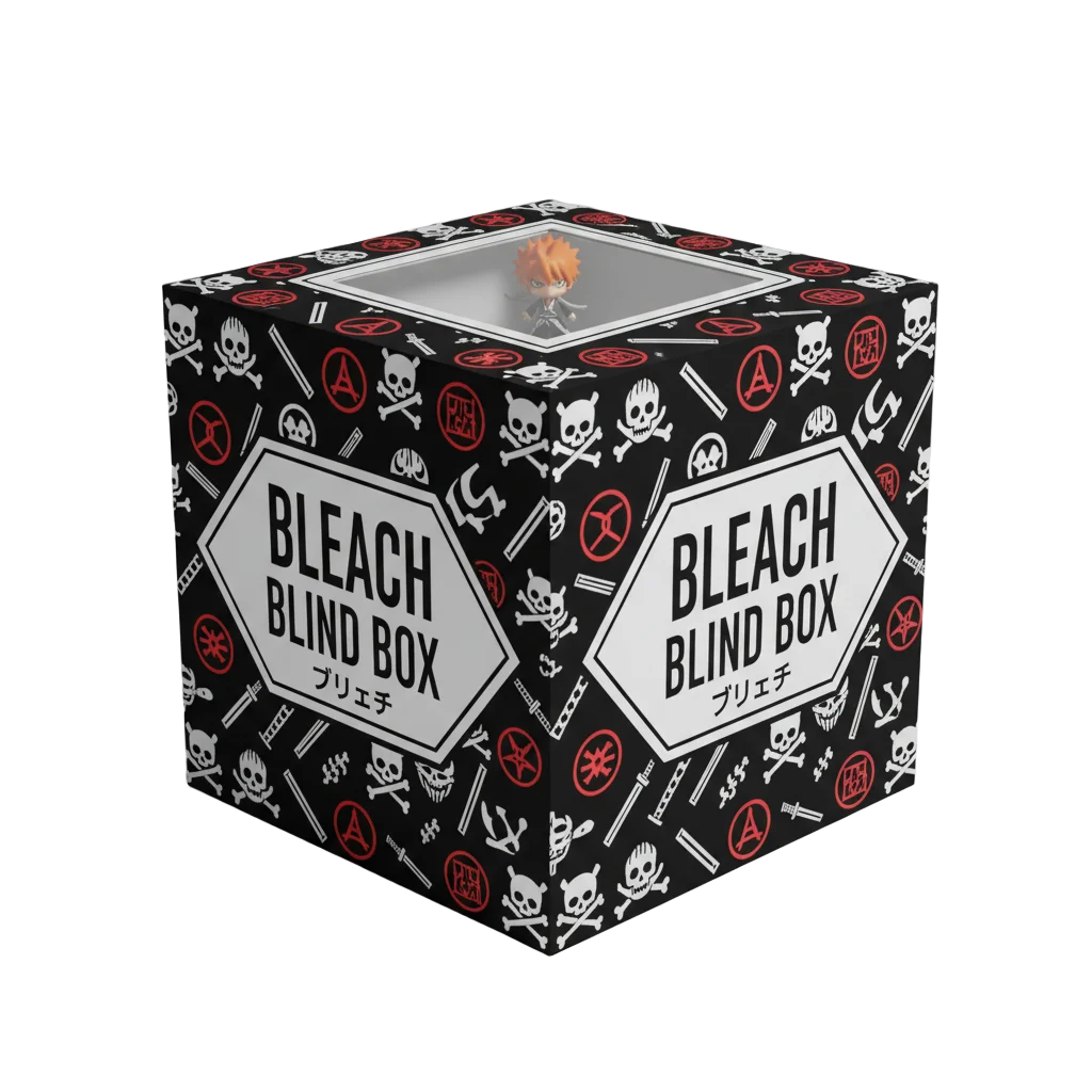 Bleach Blind Box Anime Mini Figures Random Soul Reaper Character PVC Model Desk Decoration Collectible Toy Gift