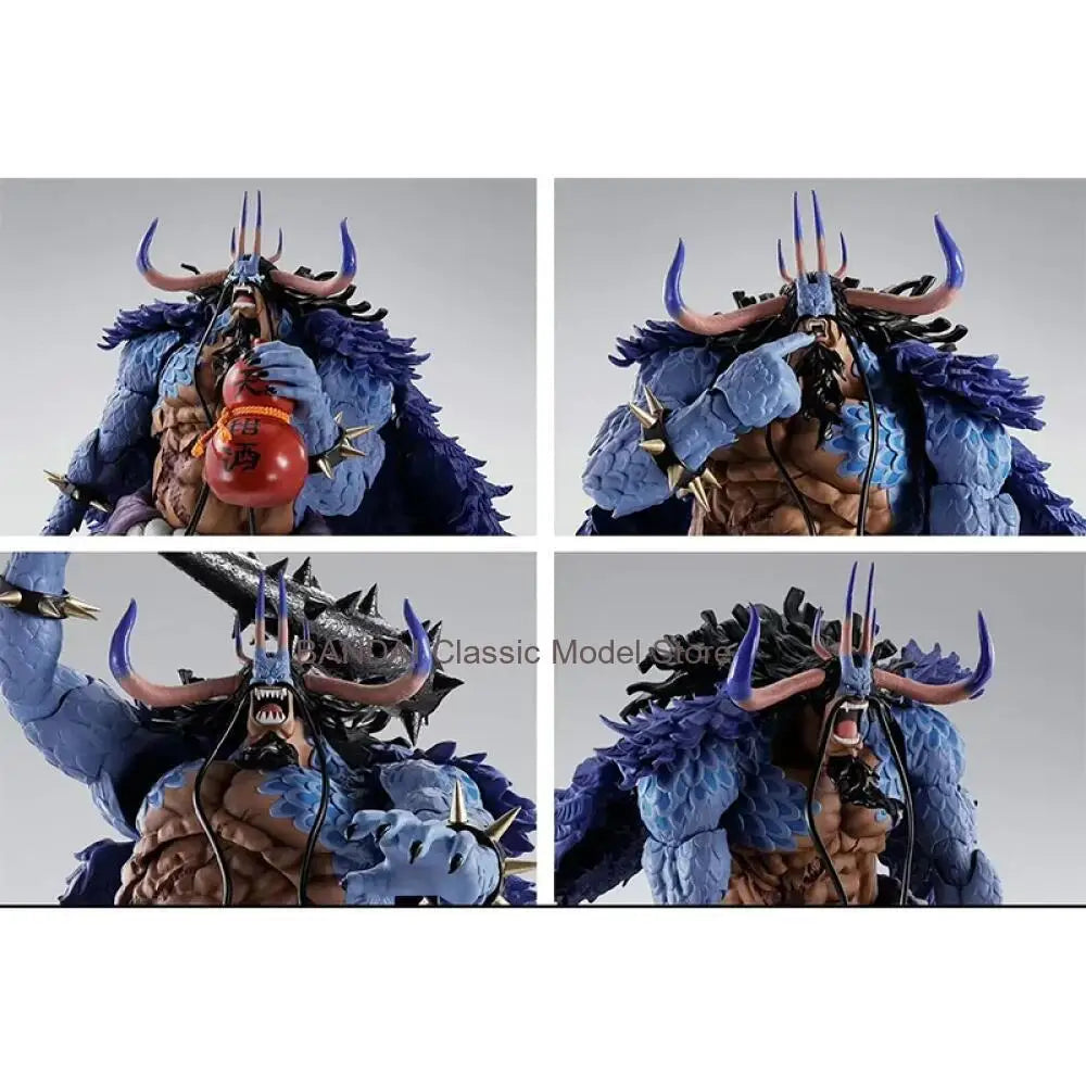 100% Original Bandai S.H.Figuarts SHF Kaido Of The Beasts Human Beast Form Kaidou In Stock Anime Action Collection Figures Toys