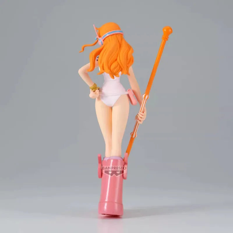 Bandai Original Banpresto Anime One Piece  the Shukko Nami Egghead PVC Action Figure Model Collectible Toy Gifts