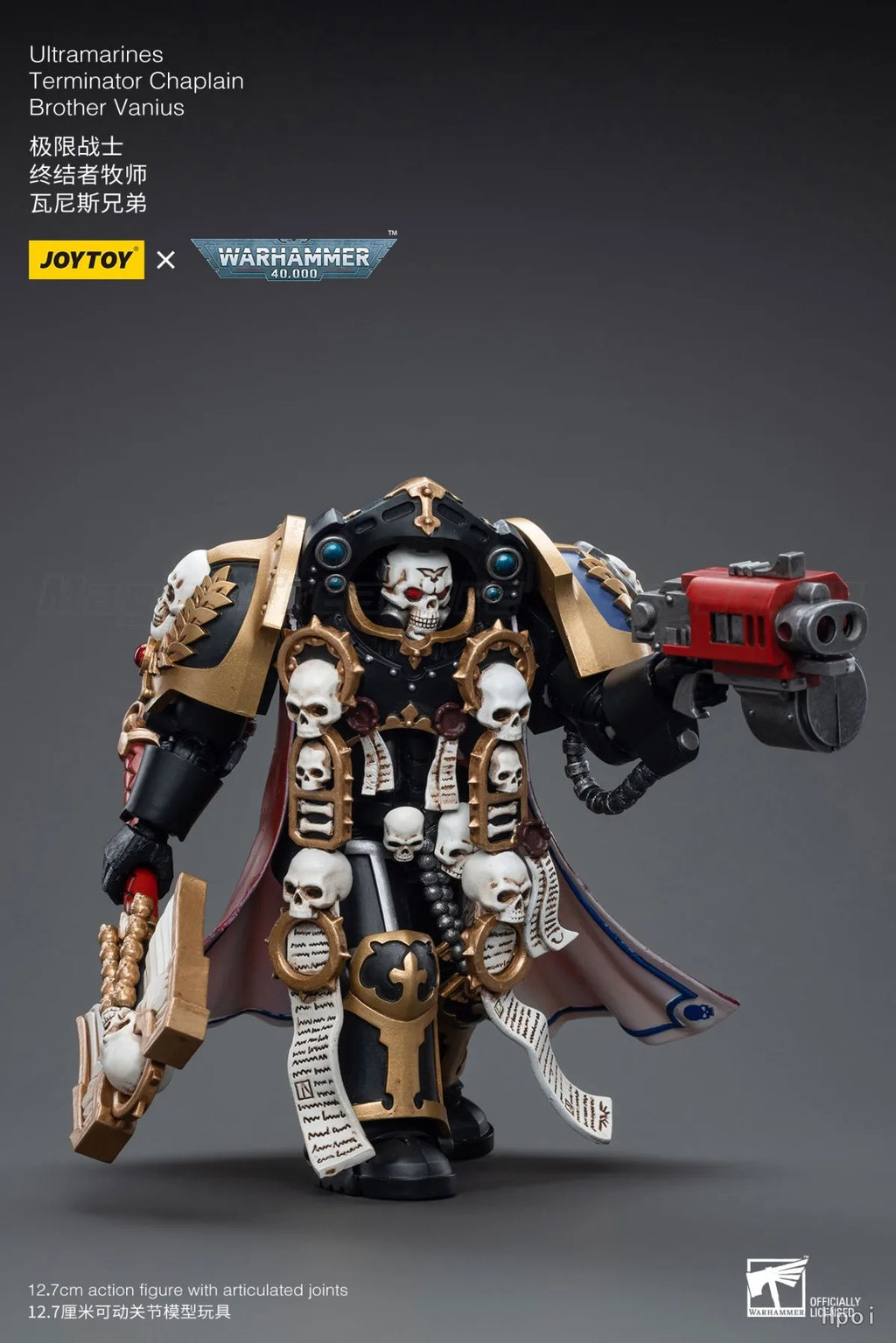 【In Stock】JOYTOY 1/18 Action Figure Warhammer 40K UltramarinesTerminator ChaplainBrother Vanius Toys Gift