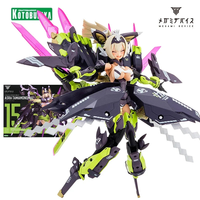 MEGAMI DEVICE Model Kit ASRA TAMAMONOMAE - Kotobukiya Anime Mecha Girl Assembly Figure | Collectible for Builders & Hobbyists
