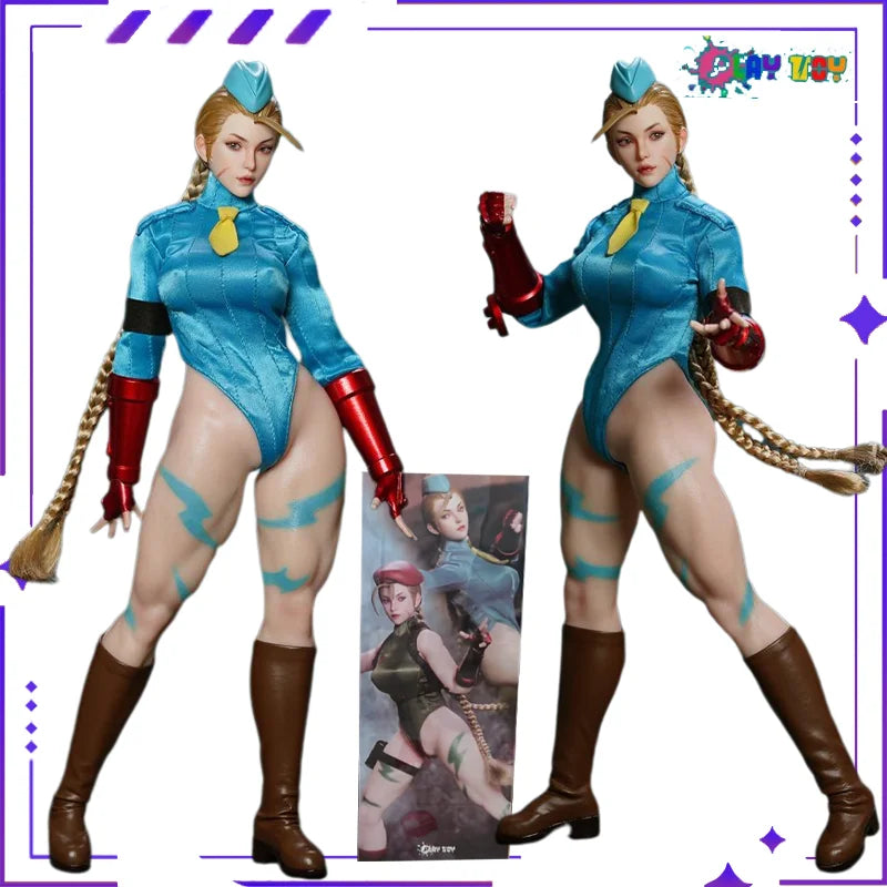 PLAY TOY Original Fighting Female Warrior Jiami Street Fighter Arcade Game Fan 1/6 Movable Puppet Soldier Figurine Model Toygift