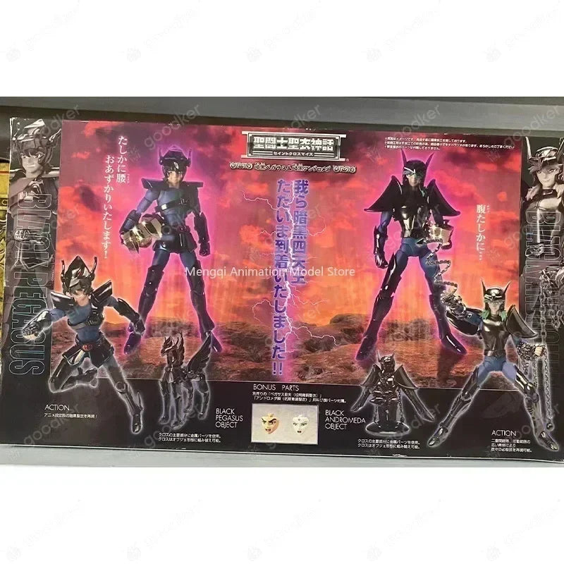 BANDAI in Stock  Holy Cloth Myth Black Pegasus Black Andromeda Black Dragon Figure Model Collection Toy Gift Action Figure Toy