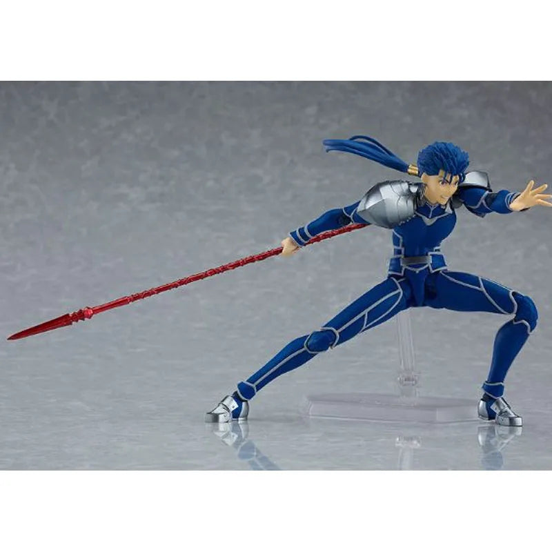 Max Factory Original Figma Lancer - Cu Chulainn Anime Action Figures Toys for Boys Christmas Gift Collectible Model Ornaments