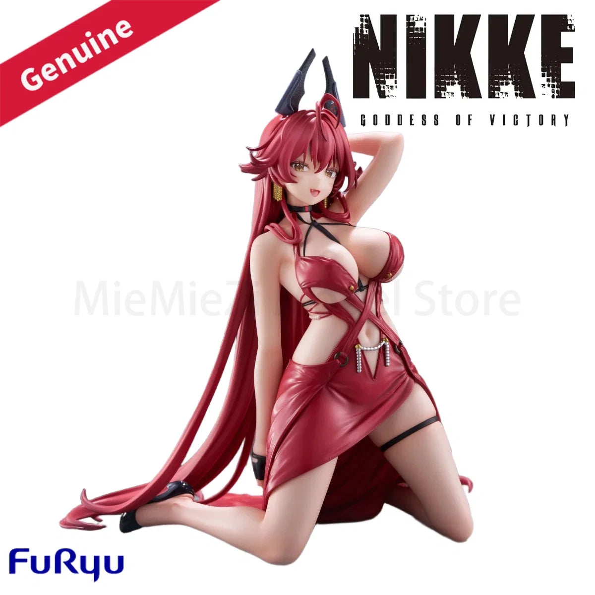 Original Genuine FuRyu Prepainted Noodle Stopper Figure Goddess of Victory: Nikke Red Hood Nonsense Red Game Figure Garage Kit