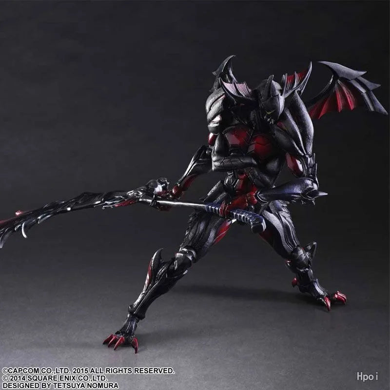 SQUARE ENIX Original PLAY ARTS Modified Finished Movable Doll Monster Hunter X Anime Action Figure Model Toys Gifts for Boys
