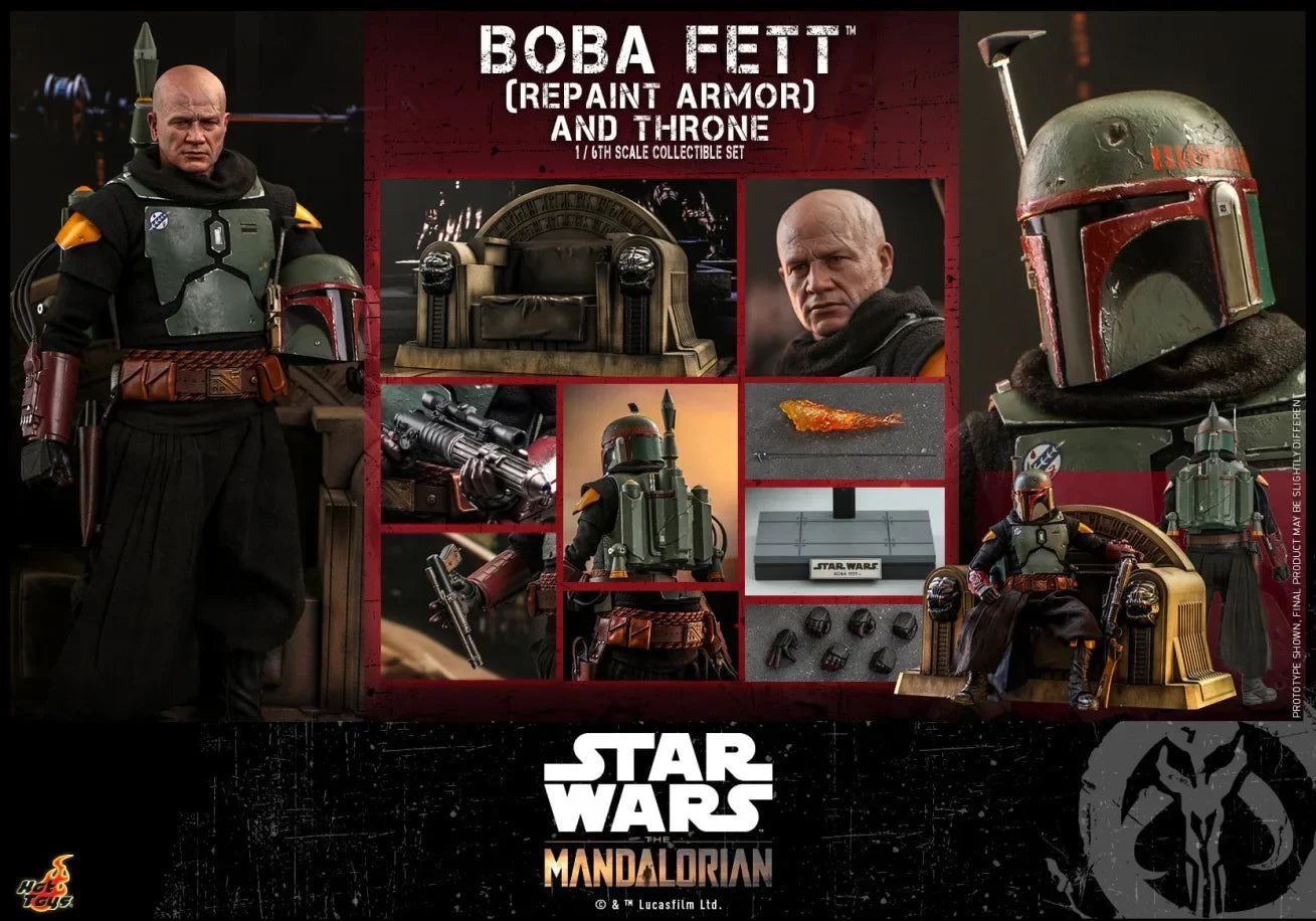 [In Stock] HT Hottoys Star Wars TMS056 Boba Fett Throne Moving Soldier Set Model Figure