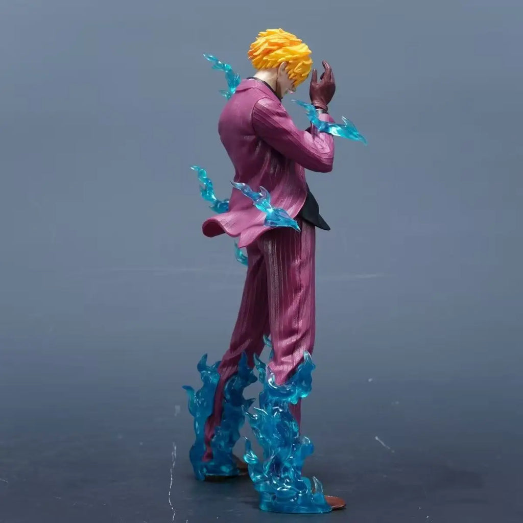 24cm 9.4 inch Anime Sanji Action Figures Pvc Statue Desktop Ornamen Collection Statue Model Decoration Room Desk Toys Children G
