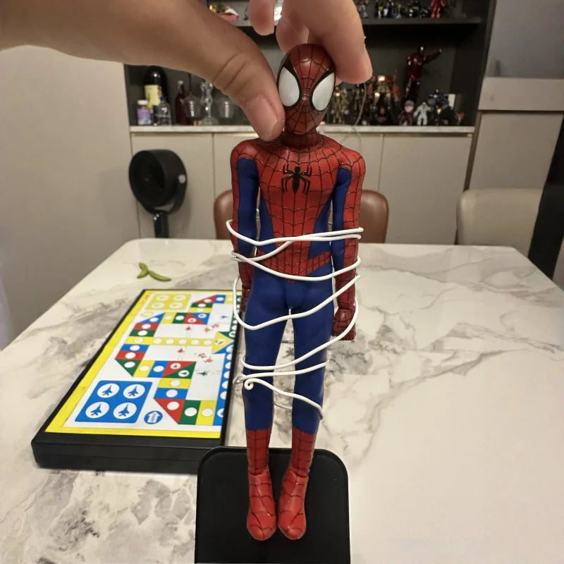 In Stock DBToys X6 Series Spider Man Action Figure Studio 1/12 Scale Red And Black Mobile Version Collectible Toy for Fans