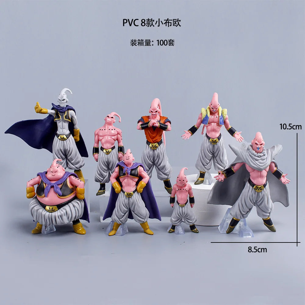 Dragon Ball Z Anime Figure All Forms Majin Buu GK Muscle Fat Buu Statue  Boy Gift Collection