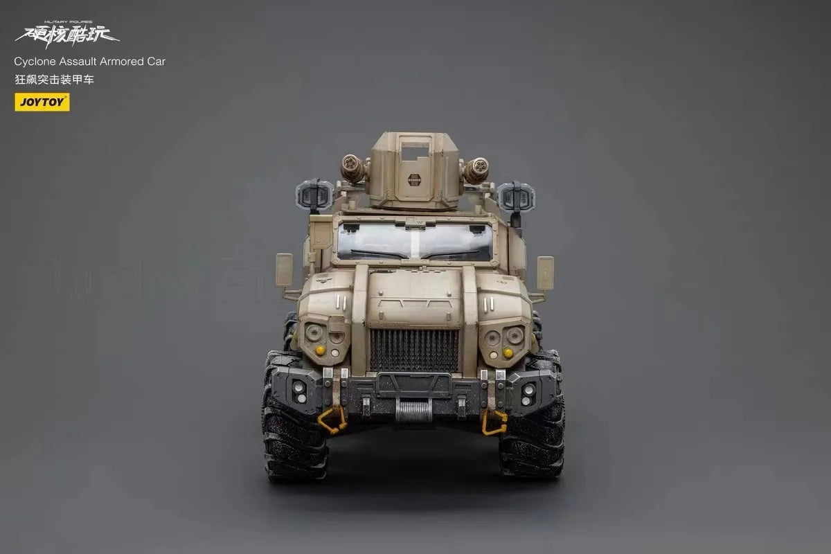 【In Stock】 JOYTOY 1/18 Action Figure Cyclone Assault Armored Car Military Model Toys