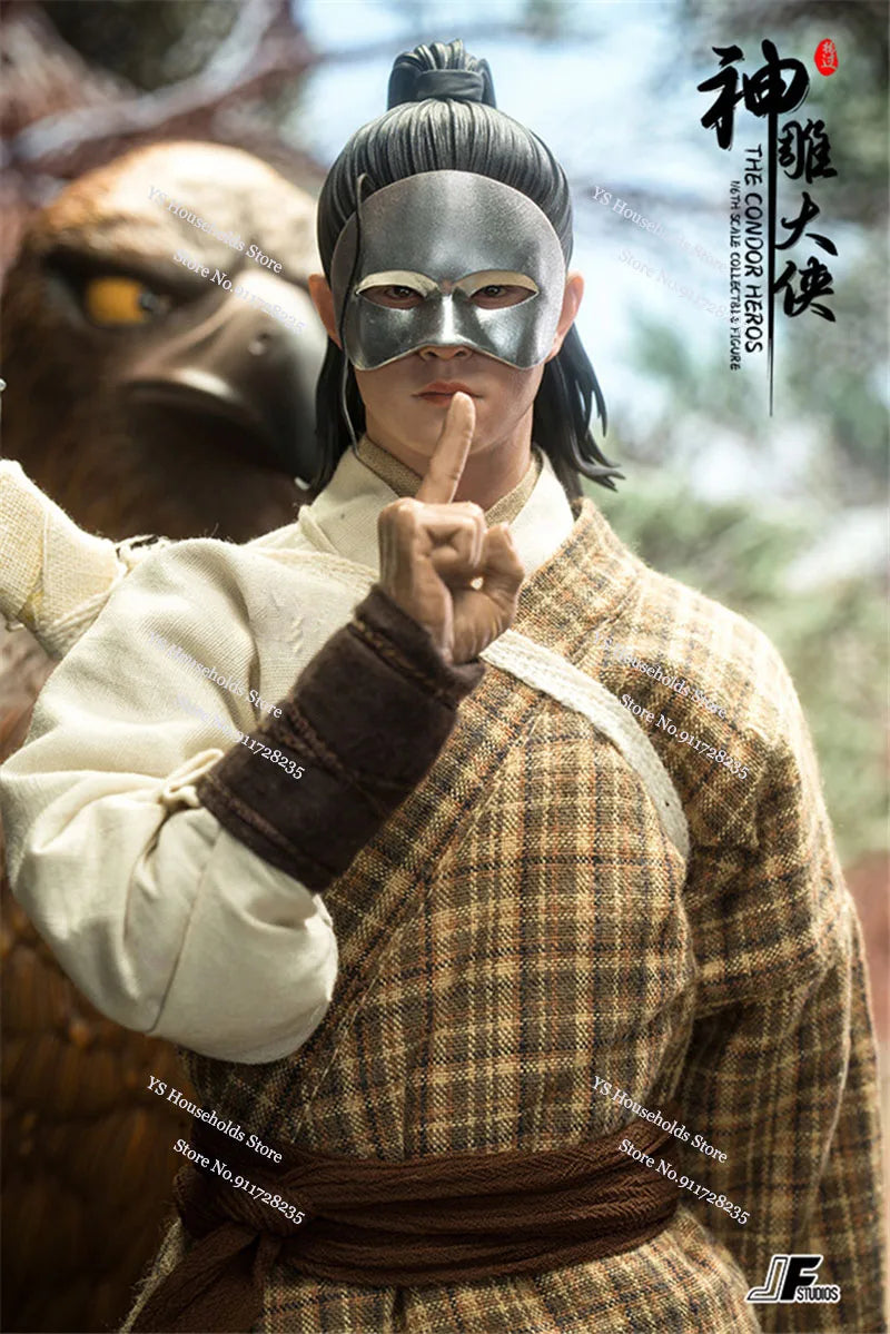 jf studio JF003 1/6 Movable Action Figure Yang Guo The Condor Heros Dellicate Mini Eagle Model Scene Ornament 12" Figurine