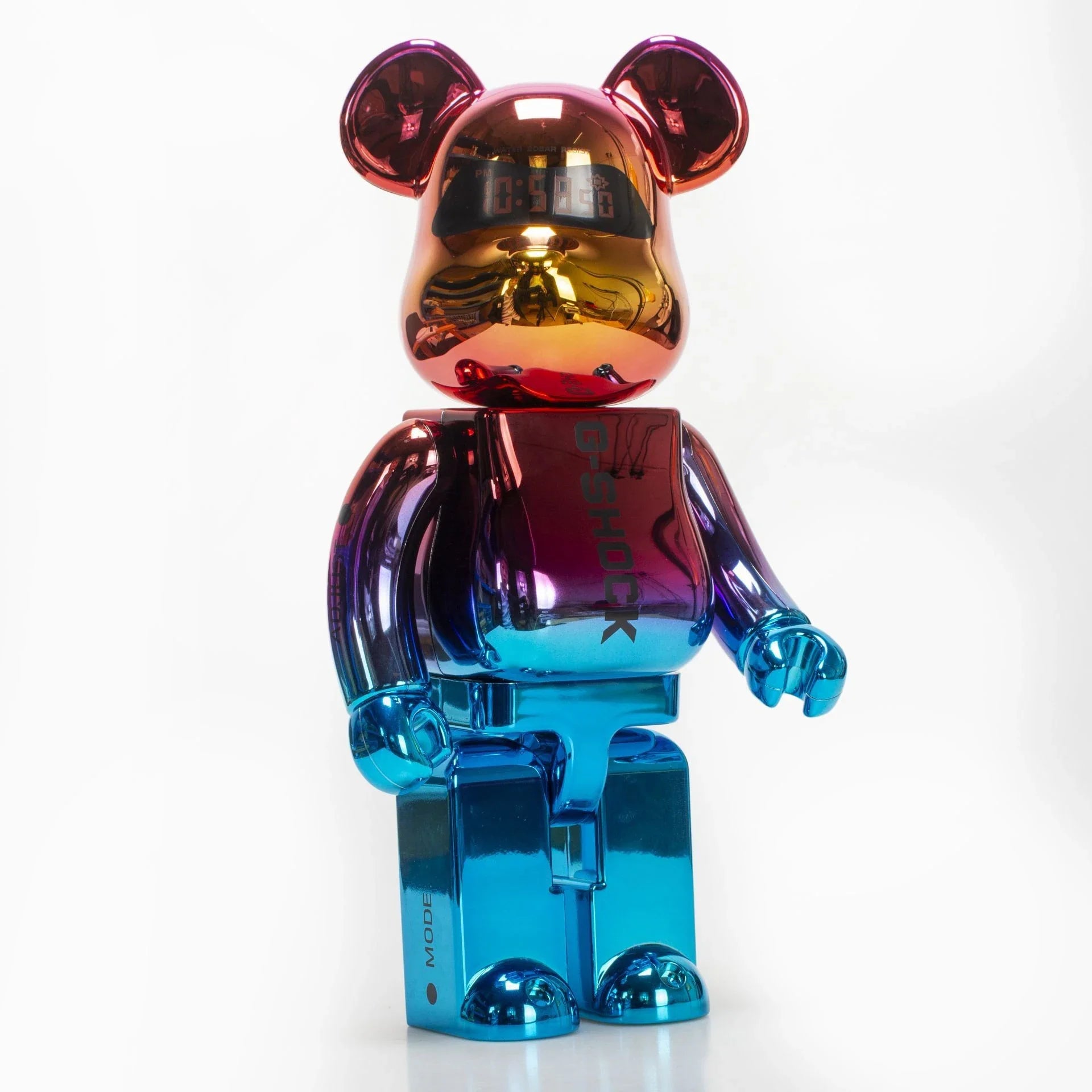 Bearbrick 400% Shanghai Night Electroplating Edition 28cm Height 11 inches Collection Gift Figure Home Decor Decoration Ornament