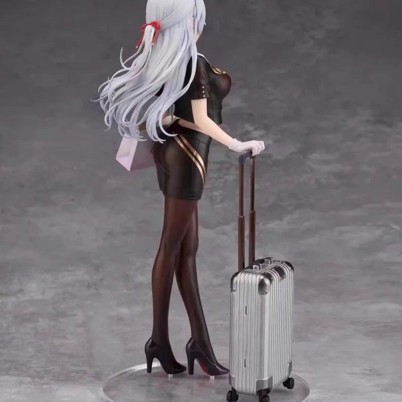 Stewardess Original Artwork Flight Attendant Sohara Shiori Weaving Beautiful Girl Series Boxed Figurines