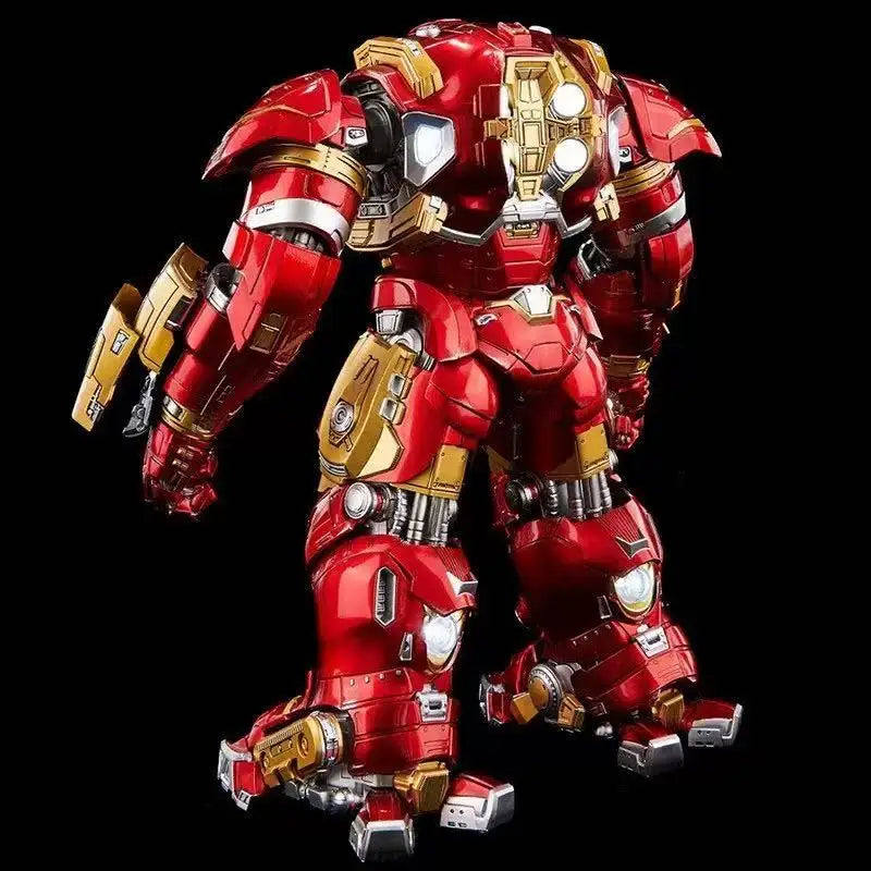 Comicave Iron Man MK44 Hulk Buster, Alloy Material, 29cm in Height, LED Articulated Figure, Collectible Model and Peripheral Toy