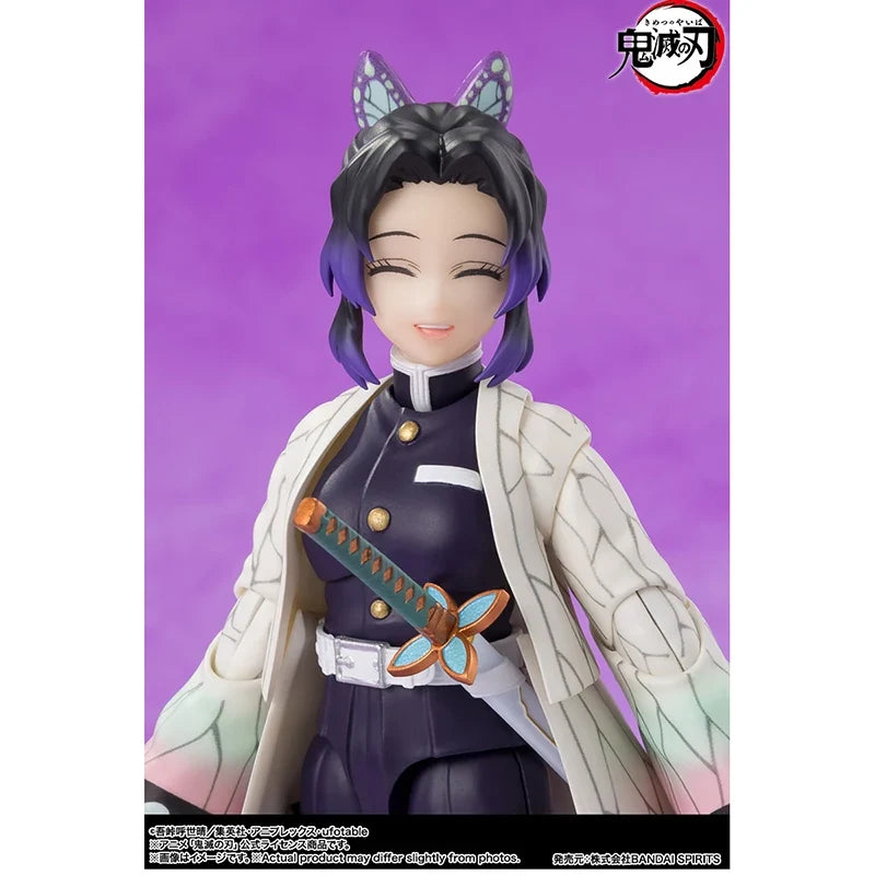 In Stock 100% Original Bandai S.H.Figuarts Demon Slayer Kimetsu no Yaiba Shf Shinobu Kocho Anime Action Collection Figures Gifts