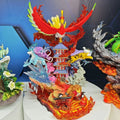 38cm/14.96in Anime Pokemon Figure Raikou/Suicune/Entei/Ho-Oh Action Figures Pvc Statue Collection Model Toys for Children Gifts