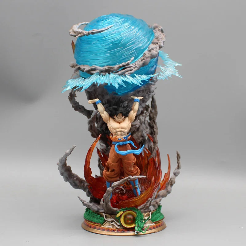 25cm Dragon Ball Figures Spirit Sou Goku Anime Figures Super Saiya Pvc Statue Doll Action Figure Model Collection Toys Gift
